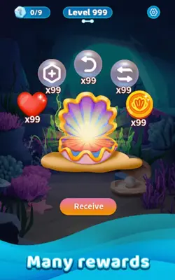 Ocean Match 3D Fish android App screenshot 0